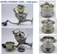 NGK Long Shot Casting Reel 9000/10000/12000 Beach Saltwater Freshwater Surf Fishing Reels Big Fishing Spinning Reel