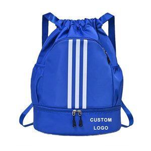 Mochilas Deportivas de Poliéster con Cordón, Impermeables, Personalizadas, de Alta Calidad, Promocionales, al por Mayor de Fábrica, Unisex - Product Image 1