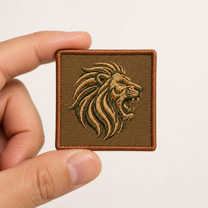 Wholesale Custom High Density Tiger Heat Transfer Embroidered Patches Custom Logo Pattern <b>Iron</b> On Embroidery Patch - Product Image 4