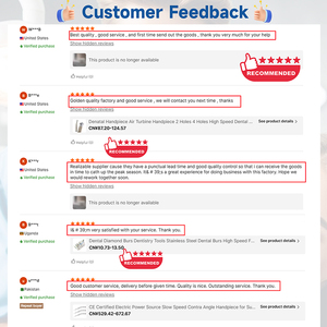 Pieza de mano dental de alta calidad con botón pulsador, 20.000 RPM, relación de transmisión 1:1, pulverización de agua externa y velocidad lenta - Product Image 5