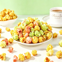 286g Large Jar Instant Ready-to-Eat Sweet Fruit Flavor Popcorn | Zero Trans Fat Crispy Texture | Customizable | Adults Festivals