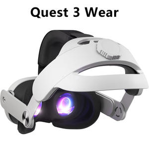 <span class=keywords><strong>Casque</strong></span> 3D de haute qualité pour Meta <span class=keywords><strong>Quest</strong></span> <span class=keywords><strong>3</strong></span> Bandeau réglable Accessoires <span class=keywords><strong>VR</strong></span> - Product Image 2