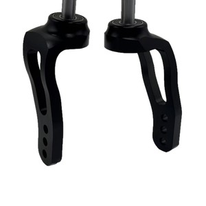 Fourche avant de fauteuil roulant en alliage d'aluminium 4,5 pouces à simple bras pour fauteuil roulant de sport – Pièces de rechange - Product Image 3