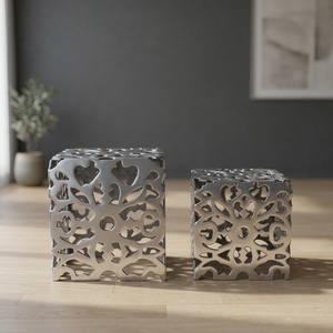 Aluminum <b>Stool</b> Set of <b>2</b> pcs - Product Image 3