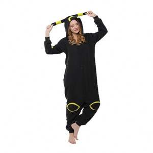 Pijamas de animales de una pieza de dibujos animados niños hombres mujeres franela azul historia hogar ropa térmica - Product Image 5