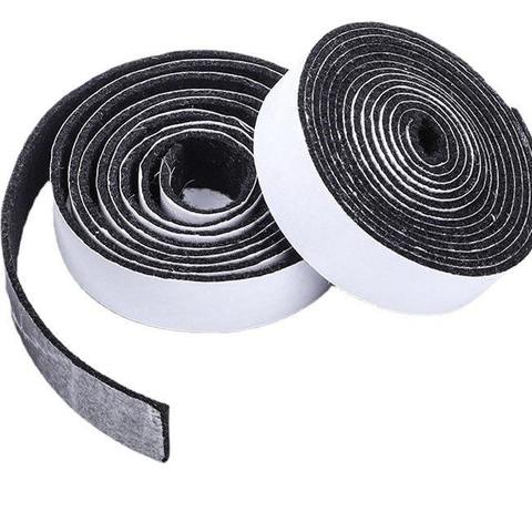 High Temp Self-Stick Flame Retardant BBQ Grill Tape Black Eco-Friendly for Smoker Nonwoven Fabric Gasket Seals 600 Heat