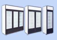 Réfrigérateur de présentation à porte vitrée simple de 450 L avec ventilateur de refroidissement, congélateur Pepsi pour supermarché, refroidisseur de boissons