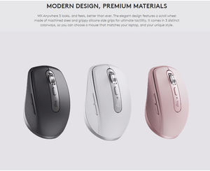 Souris sans fil Logitech <span class=keywords><strong>MX</strong></span> <span class=keywords><strong>Anywhere</strong></span> 3s originale compacte et portable 4000DPI à défilement rapide USB Performance confortable sur n'importe quelle surface - Product Image 6