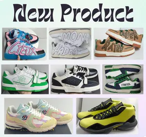 2024 Proveedores de zapatos clásicos, zapatillas de deporte personalizadas Unisex en blanco informales, zapatos de monopatín para hombres