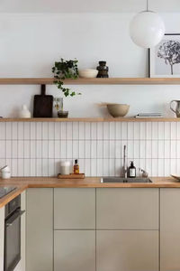 Vermonhouzz Cucina Moderna Bicolore Personalizzata, <span class=keywords><strong>Mobile</strong></span> da Cucina Scandinavo a L con <span class=keywords><strong>Forno</strong></span> Integrato - Product Image 2