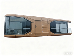 Casa Contenedor Cápsula de Aluminio Sinova S75 2026 con Diseño Moderno para Uso Hotelero, Lista para Habitar, Decoración Completa, Estilo <span class=keywords><strong>Hobbit</strong></span> - Product Image 2