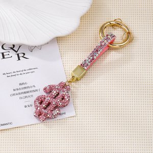 Gantungan Kunci Kreatif Berlian Dolar AS dengan Simbol Dolar untuk Mobil, Tas, Dompet, Tas Sekolah - Product Image 1