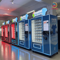 Distributeur automatique de vêtements JOYVEND, distributeurs automatiques de t-shirts multi-compartiments pour hôtel, salle de sport, magasin