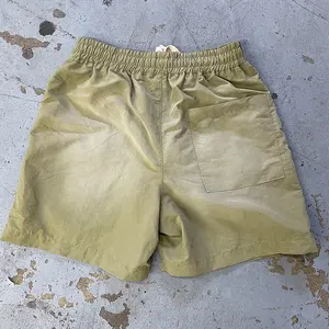 Benutzer definierte Shorts Gießen Hommes 5 Zoll Schrittlänge Laufen Nylon Gym Vintage Acid Wash Shorts Männer