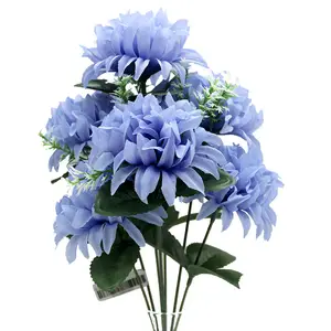 <span class=keywords><strong>Flores</strong></span> artificiales para decoración de día conmemorativo, 7 cabezas, para el <span class=keywords><strong>cementerio</strong></span> - Product Image 1