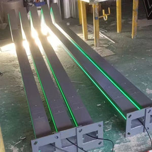 Lampe solaire à poteau <span class=keywords><strong>avec</strong></span> détecteur optique, motif ondulé, lumières de jardin, décoration, pelouse, aménagement paysager, lumière de pilier, bande verte - Product Image 3