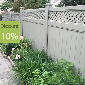 Durable Using Outdoor Garden Fence Panel Pvc Fence Panels H Post Fence Canada
