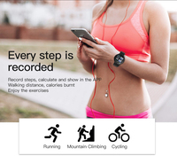 Montre Connectée D18 Suivi d'Activité Compatible Android & iOS avec Fréquence Cardiaque, Affichage Météo, Horloge Sportive, Podomètre et Bracelet en Caoutchouc