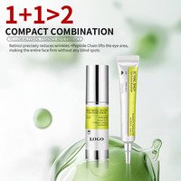 Crème Visage Anti-Âge au Rétinol 2026, Sérum Concentré, Flacon Airless Scellé, Nutriments Raffermissants, Pour Zones Sèches des Yeux