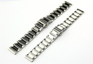 <span class=keywords><strong>Bracelet</strong></span> de luxe 2026 à dégagement rapide en céramique et acier inoxydable 20mm 22mm pour montres Samsung/<span class=keywords><strong>GARMIN</strong></span>/Huawei - Product Image 4