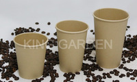Gobelets en papier écologiques à paroi simple, jetables, de qualité alimentaire, taille personnalisée, imprimés, pour café, thé, boissons chaudes