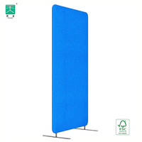 Panneaux de séparation acoustique pliables en polyester TianGe Modern Workspace, cloisons mobiles pour l'intimité, séparateurs de pièce verticaux rétractables