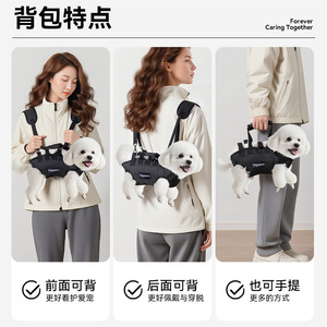 Small portable crossbody bag for dogs and <b>cats</b>, suitable for crossbody, handbag, or shoulder bag. - Product Image 4