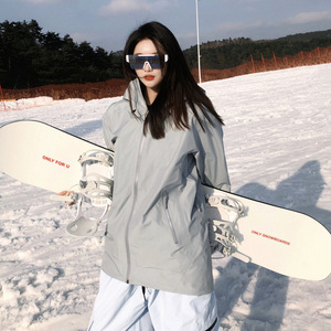 Giacca da uomo leggera impermeabile rigida da <span class=keywords><strong>donna</strong></span> cappotto antipioggia con cappuccio attività all'aperto pesca escursioni riscaldamento <span class=keywords><strong>montagna</strong></span> - Product Image 5