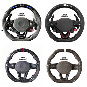 Utilisé pour Volkswagen <span class=keywords><strong>Golf</strong></span> 8 GTI Polo Volant de direction en fibre de carbone Modification et mise à niveau - Product Image 6