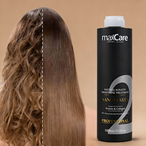 Vente en gros de traitement capillaire à la kératine nanoplastique, kératine brésilienne pure biologique professionnelle, lissante et rafraîchissante, OEM - Product Image 5