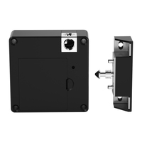 Serrure Électronique de Cabinet Intelligente et Invisible avec Carte RFID, Verrou de Casier Discret sous Table, Serrure RFID pour Tiroir