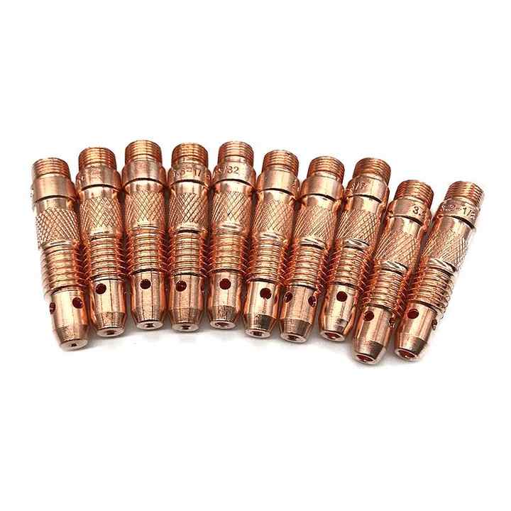 Lot De 5 électrodes Collets 13N22 Pour Soudure TIG - 1/16 Tungsten, Compatibles WP9/20/25