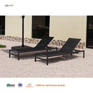 BHR-Tumbonas Chaise longue Muebles de patio Muebles de Salón al aire libre Silla <span class=keywords><strong>solarium</strong></span> Marco AluminumKD Tela Tesla Mejor <span class=keywords><strong>precio</strong></span> - Product Image 3