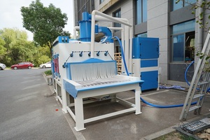 Nhôm hồ sơ tự động phun cát máy băng tải hệ thống phun cát - Product Image 5