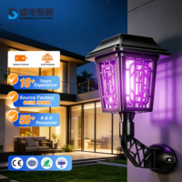 Lampe anti-moustiques solaire pour la maison, le patio, le jardin et l'extérieur, résistante à l'eau