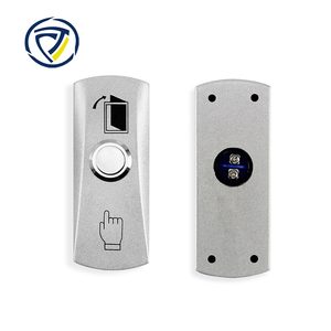 Small Aluminum Door <strong>Exit</strong> <strong>Button</strong> <strong>with</strong> Back Box - Product Image 5