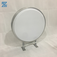 Boîte lumineuse publicitaire LED fabriquée pour l'extérieur, panneau lumineux rond éclairé