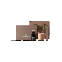 Coffret Cadeau Diffuseur à Bâtonnets et Bougie Parfumée en Gros, Huile Essentielle Longue Durée, Écologique, Parfum d'Ambiance pour Hôtels