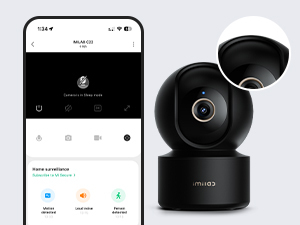 Imilab กล้องวงจรปิด C22 3K มองเห็นกลางคืนกล้อง IP 360 ° แพน115 ° เอียงได้ระบบ WiFi Ai Humanoid DETECTION - Product Image 3