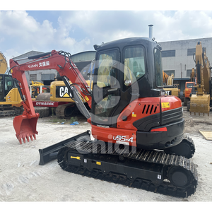 Gran oferta Kubota U55 excavadora usada 3,5 toneladas Mini excavadora de segunda mano KUBOTA U15 U25 U30 U35 U55 en Stock para la venta - Product Image 1