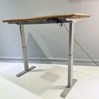 2024 cadre de bureau réglable en hauteur à double moteur ergonomique en gros base de table électrique à colonne de levage rectangulaire à 2 étages, Allemagne