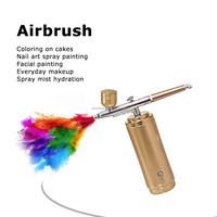 Pistolet de pulvérisation sans fil, rechargeable par USB, pour peinture corporelle, aérographe, salon de beauté, maquillage sans fil, outil pour barbier, nail art, tatouage