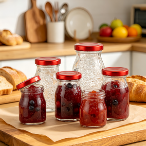Échantillon Gratuit - Pot en Verre Vide avec Couvercle à Vis pour <span class=keywords><strong>Miel</strong></span>, Confiture, Lait, Pouding, Gelée, Nid d'Oiseau - 50ml, 70ml, 100ml, 150ml, 200ml, 280ml - Product Image 1