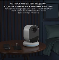 Wifi Portable Projecteur Batterie Rechargeable Android11.0 1080p Vidéo Beamer Batterie Projecteur Camping En Plein Air
