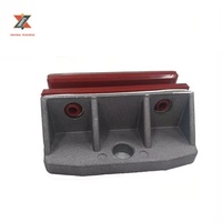 Patins de guidage d'ascenseur en acier inoxydable 5200 5500 100*10mm 100*16mm 140*10mm pour contrepoids de villa, tailles personnalisables