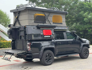 QC Overland 4x4 Pop-Up Truck Camper RV Slide-On Pliable Léger Imperméable Mini <span class=keywords><strong>Caravane</strong></span> Camping Capacité 4 Personnes - Product Image 1