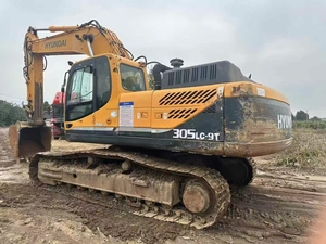 Excavadora Usada Hyundai 305LC-9T 265LC-9T 225LC-9S con Pocas Horas de Uso, Potente Excavadora para Obras de Construcción e Ingeniería - Product Image 2