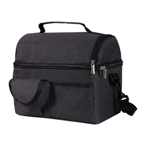 Large Oxford Cloth Thermal <b>Insulated</b> <b>Lunch</b> <b>Box</b> Bag Women Kids Picnic Pouch Food Container Portable Bag with Shoulder Strap - Product Image 1
