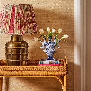 Vase en céramique bleu et blanc de <span class=keywords><strong>Delft</strong></span> avec tulipe et ange - Product Image 3