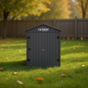 บ้านสุนัขอลิจิงไท่ โครงเหล็กชุบสังกะสี บ้านสัตว์เลี้ยงกลางแจ้งขนาดใหญ่ ทนทานทุกฤดู สไตล์เรียบง่าย - Product Image 2